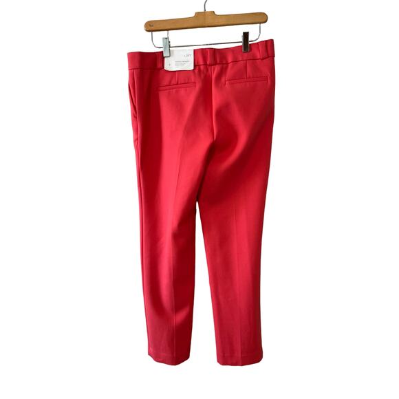 LOFT Marisa Straight Leg Pants Melon 6 - Picture 4 of 8
